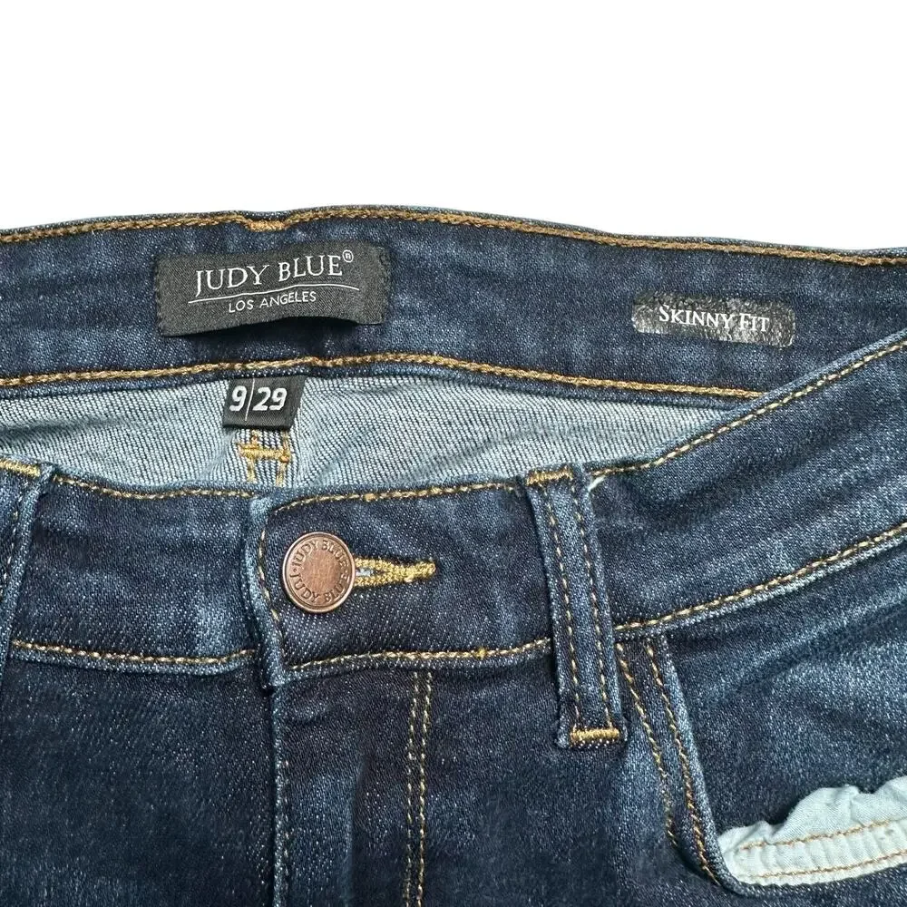 Judy Blue | Women | Joanne Dark Wash Mid Rise Skinny Fit Denim Jeans | Size 29